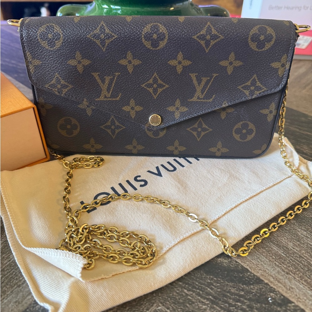 Louis Vuitton Crossbody Bag - Brown and Gold